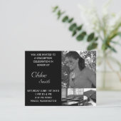 Graduation Invitations Cheap  Foto Kaart (Staand voorkant)