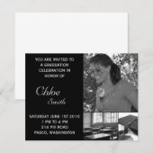 Graduation Invitations Cheap  Foto Kaart (Voorkant / Achterkant)
