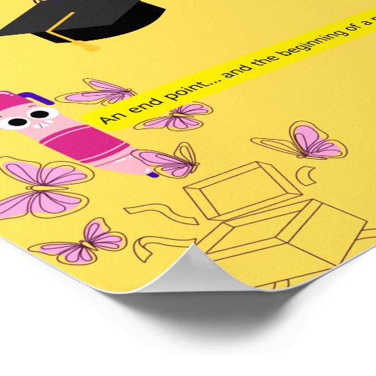 Graduation Invite – New Chapter Begins Poster (Hoek)