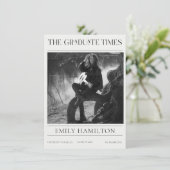 Graduation Magazine, The Graduate Times  Feestdagenkaart (Staand voorkant)