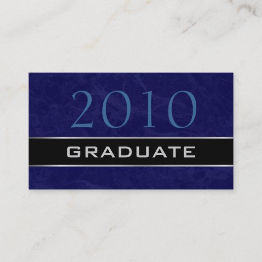 Graduation Name Cards van het college - 2010 Contactkaartje (Voorkant)