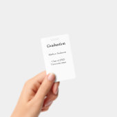 Graduation name class of 20XX university name simp Badge (Handheld)