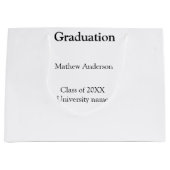 Graduation name class of 20XX university name simp Groot Cadeauzakje (Voorkant)