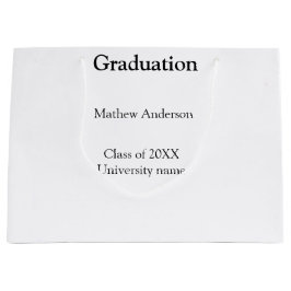 Graduation name class of 20XX university name simp Groot Cadeauzakje