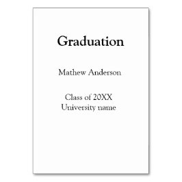 Graduation name class of 20XX university name simp Kaart