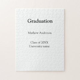 Graduation name class of 20XX university name simp Legpuzzel