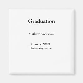 Graduation name class of 20XX university name simp Magneet