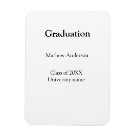 Graduation name class of 20XX university name simp Magneet