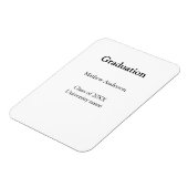 Graduation name class of 20XX university name simp Magneet (Linkerzijde)