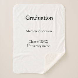 Graduation name class of 20XX university name simp Sherpa Deken