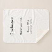 Graduation name class of 20XX university name simp Sherpa Deken (Voorkant (horizontaal))