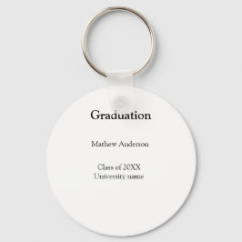 Graduation name class of 20XX university name simp Sleutelhanger
