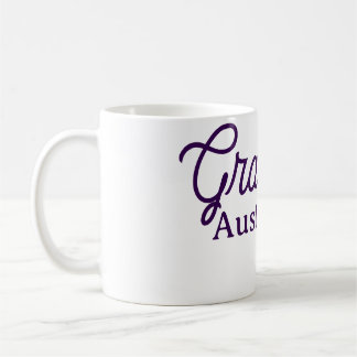 Graduation name purple simple minimal stylish call koffiemok