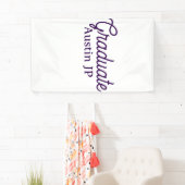 Graduation name purple simple minimal stylish call spandoek (Insitu)
