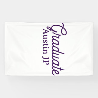 Graduation name purple simple minimal stylish call spandoek