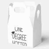 Graduation One Degree Hotter Funny College Masters Bedankdoosjes (Geopend)