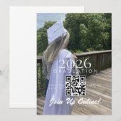 Graduation Online Invitation QR Code 2026 (Voorkant / Achterkant)