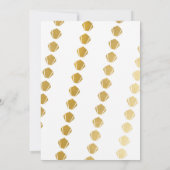 Graduation Party (1920) Art Deco Invite Gatsby Gol Kaart (Achterkant)