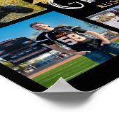 Graduation Party 19 de Typografie van de Borstel v Poster (Hoek)