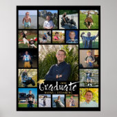 Graduation Party 19 de Typografie van de Borstel v Poster (Voorkant)