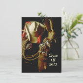 Graduation Party 2013 Hosting Western Theme Party Kaart (Staand voorkant)