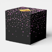 Graduation party 2021 afstuderen zwart-paars bedankdoosjes (Achterkant)