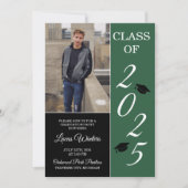 Graduation Party 2023 Afstudeerder Pet Green Kaart (Voorkant)