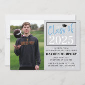 Graduation Party 2023 Open House Photo Light Blue Kaart (Voorkant)