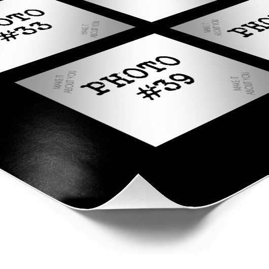 Graduation Party 44 Photo Collage Party Display Perfect Poster (Hoek)