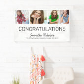 Graduation Party 4 Foto White Modern Spandoek (Insitu)