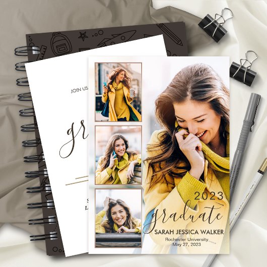 Graduation Party 4 Photos University 2023 Aankondiging