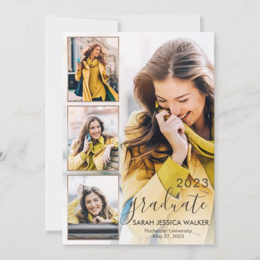 Graduation Party 4 Photos University 2023 Aankondiging (Voorkant)