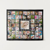 Graduation Party 55 Photo Collage Backdrop Custom Wandkleed (Voorkant (horizontaal))