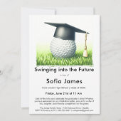 Graduation Party |  A Golf-Themed Graduation Kaart (Voorkant)
