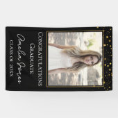 Graduation Party Aangepaste foto viering Spandoek (Horizontaal)