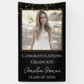Graduation Party Aangepaste foto viering Spandoek (Verticaal)