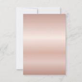 Graduation Party Afstudeerder 2022 Roos Gold Glitt Kaart (Achterkant)