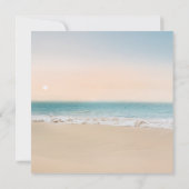 Graduation Party Beach Theme Foto Kaart (Achterkant)