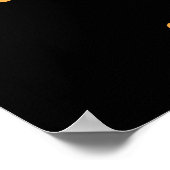 Graduation party black gold afstuderen 2022 poster (Hoek)