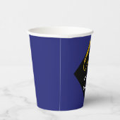 Graduation Party Blue Papieren Bekers (Rechts)