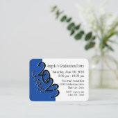 Graduation Party Blue Photo Insert Kaart 2023 (Staand voorkant)