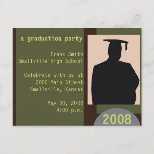  Graduation Party Briefkaart