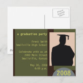  Graduation Party Briefkaart (Voorkant / Achterkant)