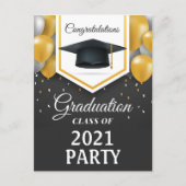 Graduation Party Briefkaart (Voorkant)