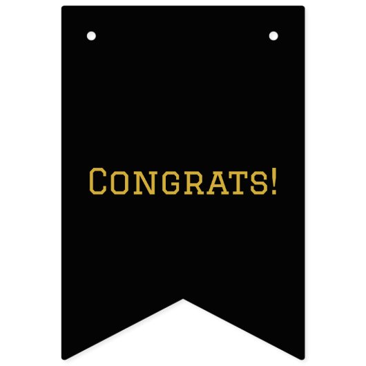 Graduation Party Bunting Flags Vlaggetjes (Tweede vlag)