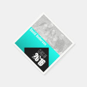 Graduation Party Class 2018 Custom Paper Napkin 1 Servet (Hoek)