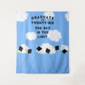Graduation Party Class of 2025 Foto Achtergrond Wandkleed (Voorkant)