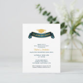 Graduation Party Class of 2025 Uitnodiging (Staand voorkant)