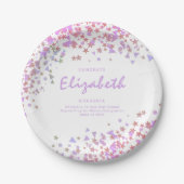 Graduation Party "Class of" Custom Name Papieren Bordje (Voorkant)