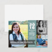 Graduation Party - Classy Banner Collage 2016 Kaart (Voorkant / Achterkant)